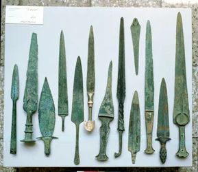 Swords and daggers, from Lorestan, Iran, 2000-early 1000 BC